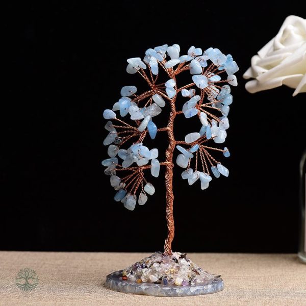 Arbre de Vie en Aquamarine à poser