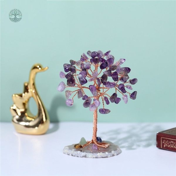 Arbre de Vie en Améthyste, décoration à poser