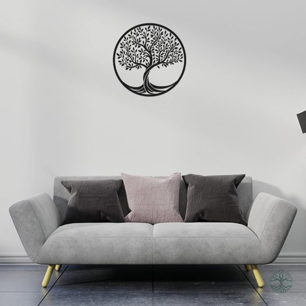 Arbre de Vie en métal pour décoration murale contemporaine