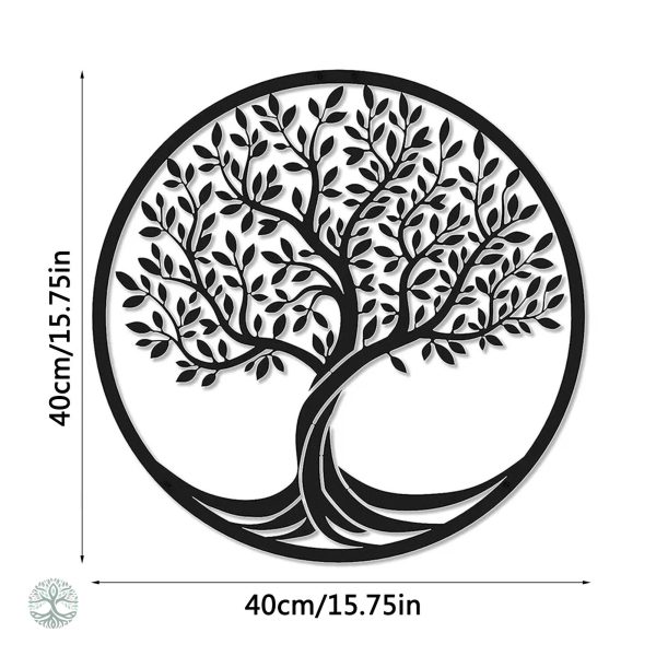 Décoration murale élégante en forme d'arbre de vie