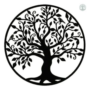 Arbre de Vie en Fer pour décoration murale 35cm