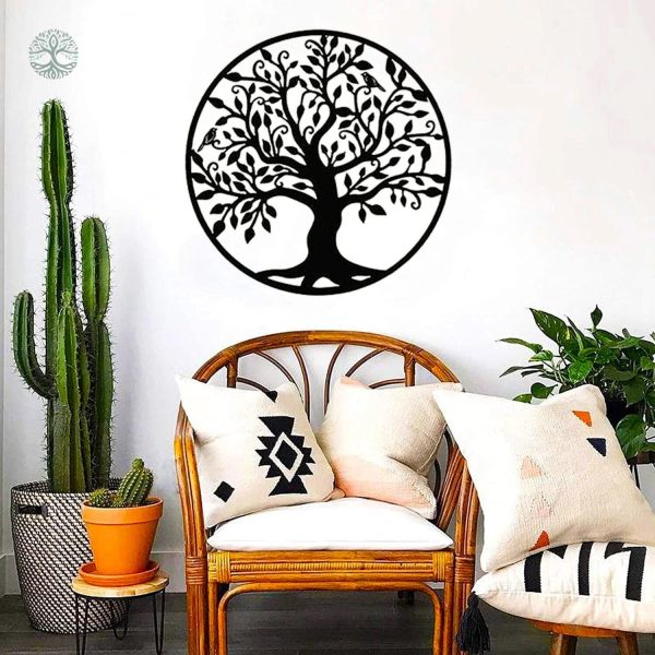 Décoration en fer Arbre de Vie pour intérieur chic