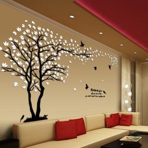 Sticker Arbre de Vie Blanc pour décoration intérieure