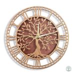 Horloge Arbre de Vie en Bois, design naturel et élégant