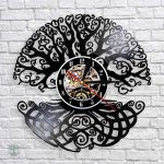 Horloge Arbre de Vie en vinyle au design unique