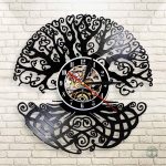 Horloge murale Arbre de Vie, style moderne et artistique