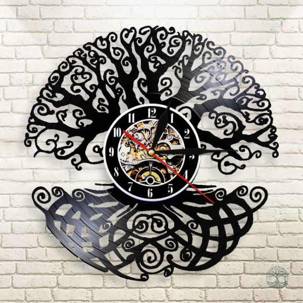 Horloge murale Arbre de Vie, style moderne et artistique