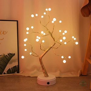 Lampe Arbre de Vie avec Perles Lumineuses