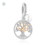 Collier Arbre de Vie en Argent Sterling 925 avec zirconium