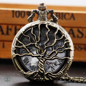 Montre à Gousset Rétro Arbre de Vie