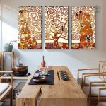 Composition moderne du tableau Arbre de Vie Klimt