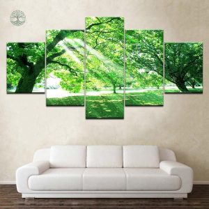 Tableau Arbre de Vie en couleurs vives et motif élégant