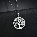 Collier Arbre de Vie en acier inoxydable élégant