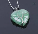 Collier en aventurine verte, symbole de croissance et d'harmonie
