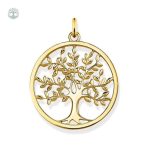 Pendentif Arbre de Vie en or plaqué