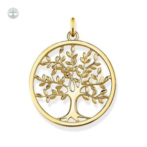 Pendentif Arbre de Vie en or plaqué