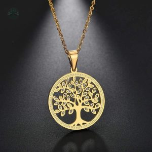 Collier Arbre de Vie en or élégant et symbolique