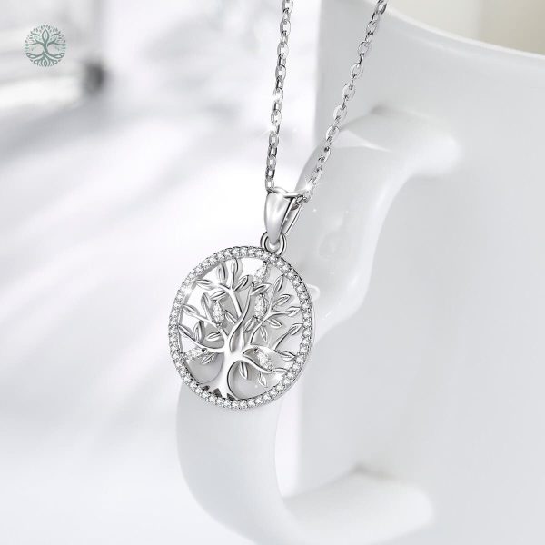Accessoire argenté Arbre de Vie pour femmes