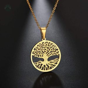 Collier Arbre de Vie en or élégant et symbolique