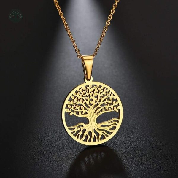 Collier Arbre de Vie en or élégant et symbolique