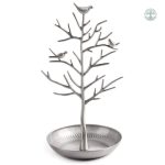 Porte-bijoux Arbre de Vie en argent élégant et décoratif