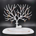 Porte-bijoux Arbre de Vie en blanc élégant