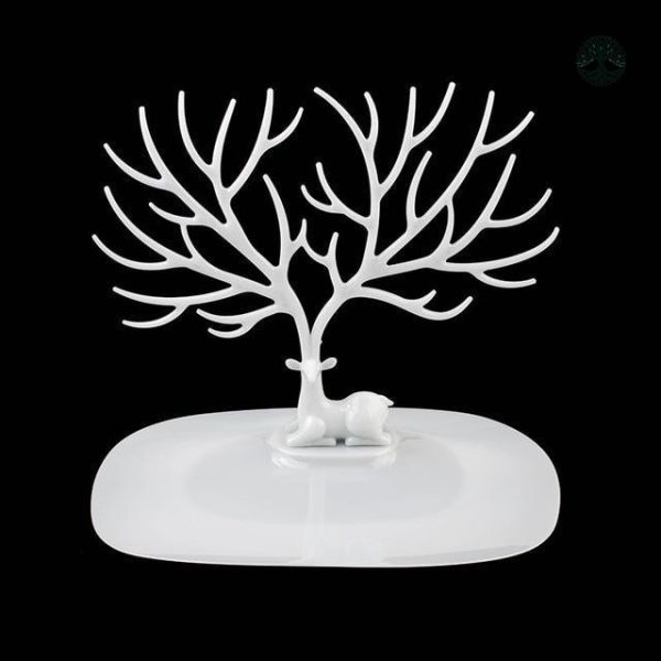 Support à bijoux design Arbre de Vie blanc