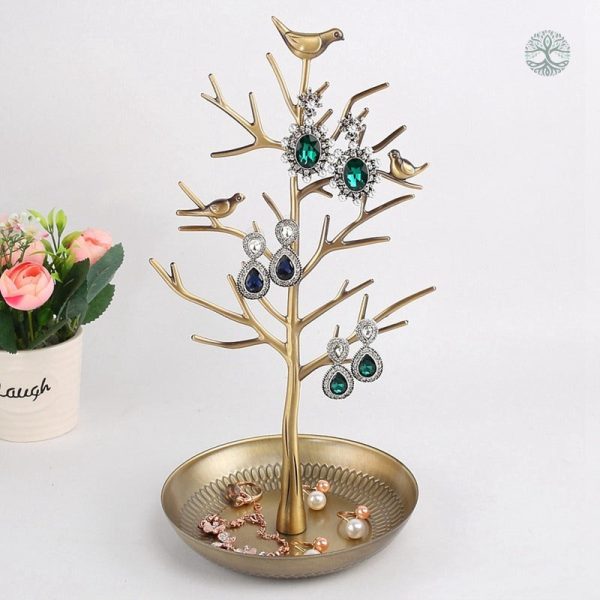 Support à bijoux élégant avec design arbre de vie