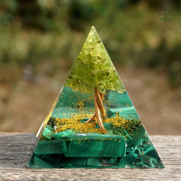 Orgonite Arbre de Vie Malachite