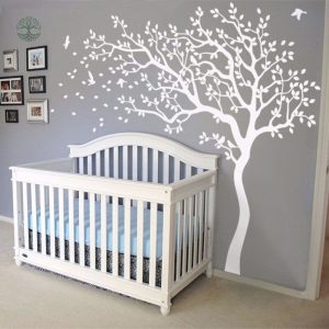 Sticker arbre de vie blanc