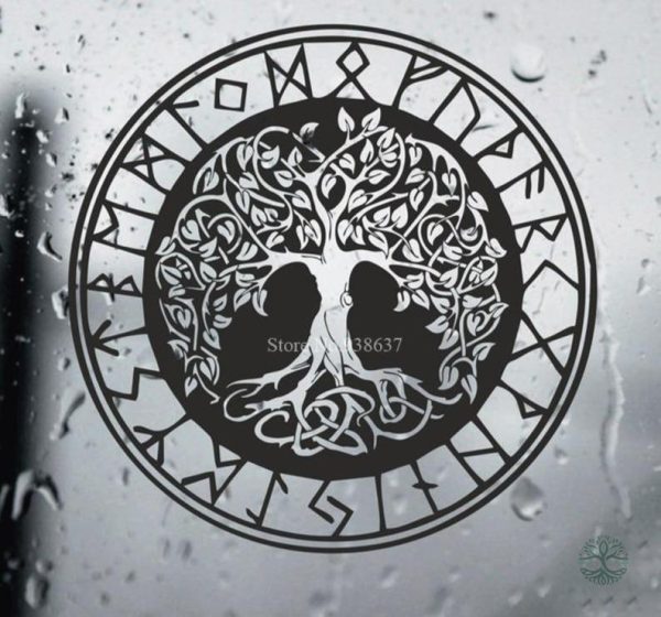 Sticker Arbre de Vie Celtique, symbole de connexion spirituelle