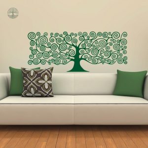 Sticker mural élégant Arbre de Vie, style Klimt