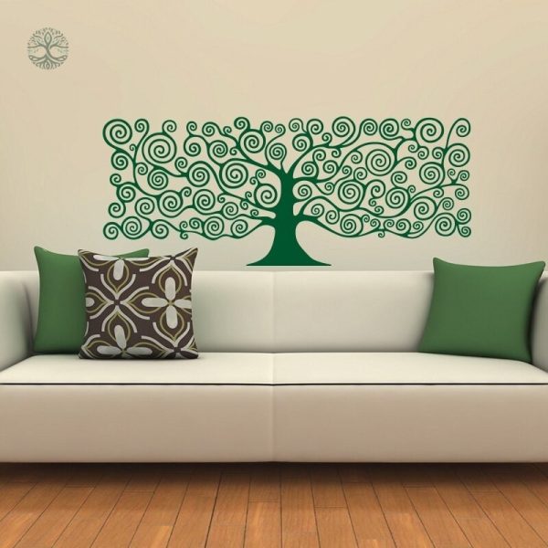 Sticker mural élégant Arbre de Vie, style Klimt