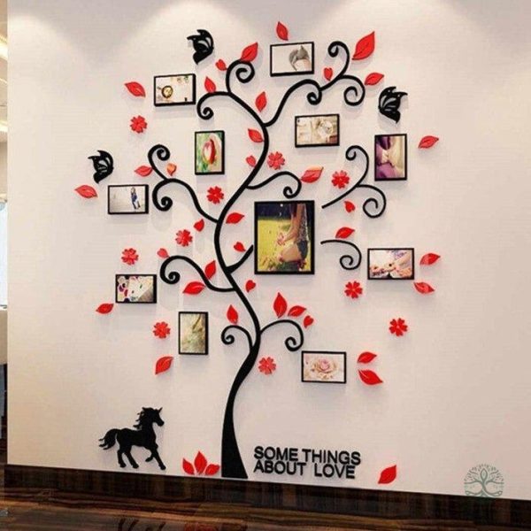 Sticker mural familial Arbre de Vie design