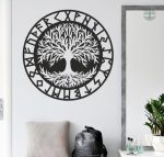 Sticker Arbre de Vie Yggdrasil pour décoration intérieure