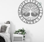 Design d'Arbre de Vie inspiré de la mythologie nordique