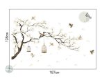 Autocollant arbre de vie inspiré de la culture japonaise