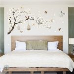 Autocollant mural arbre de vie, design japonais unique