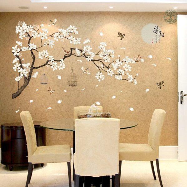 Sticker arbre de vie japonais, symbole de nature et de paix