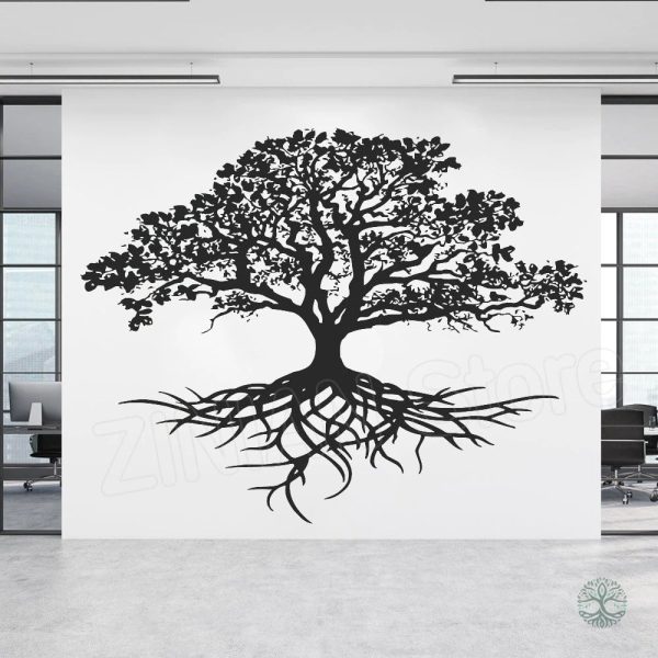 Stickers Arbre de Vie en noir pour une ambiance naturelle