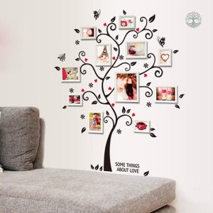 Sticker Arbre de Vie à Souvenirs décoratif pour intérieur