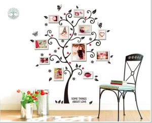 Autocollant arbre symbolisant la vie et les souvenirs