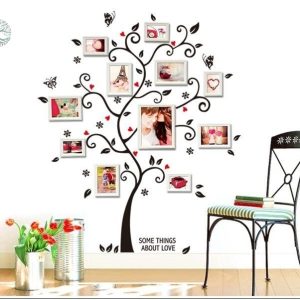 Autocollant arbre symbolisant la vie et les souvenirs