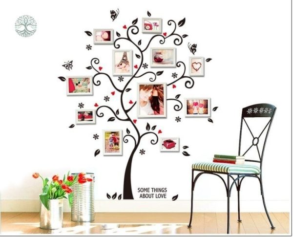 Autocollant arbre symbolisant la vie et les souvenirs