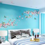 Design floral inspiré des cerisiers pour décoration intérieure
