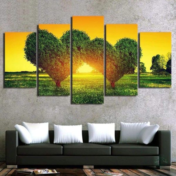 Tableau Arbre de Vie Amour Éternel décoratif