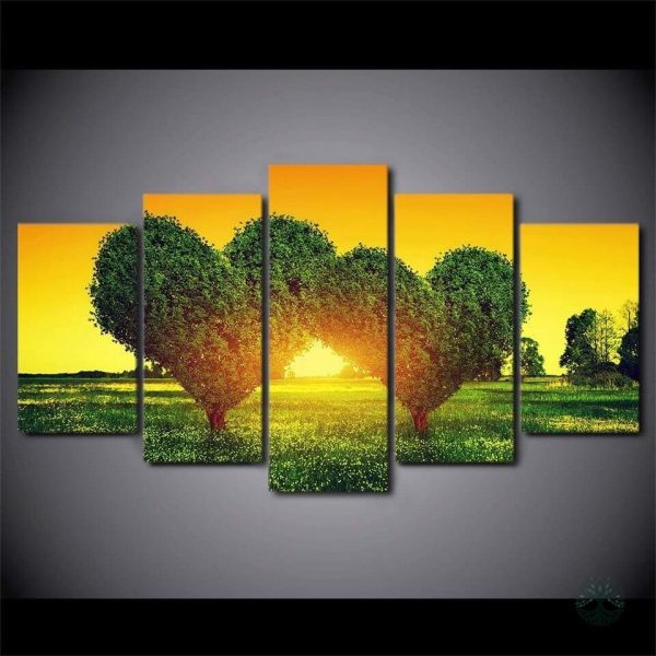 Art mural Arbre de Vie symbolisant l'amour éternel