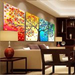 Illustration Arbre de Vie Coloré, œuvre artistique unique