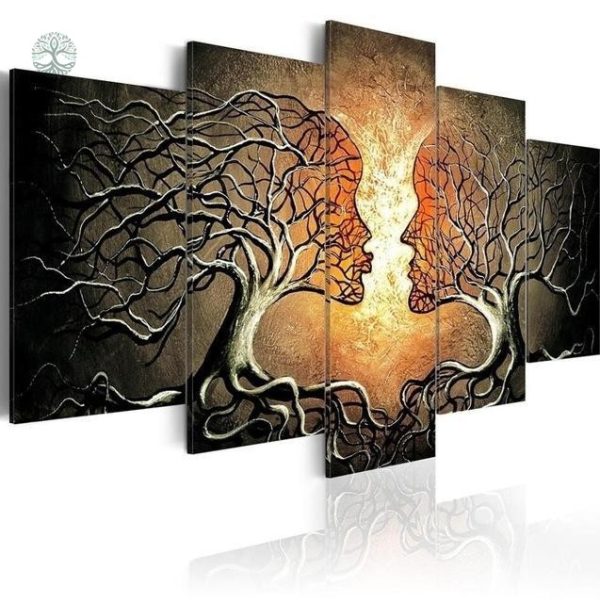 Décor mural Arbre de Vie pour couple, symbole d'amour