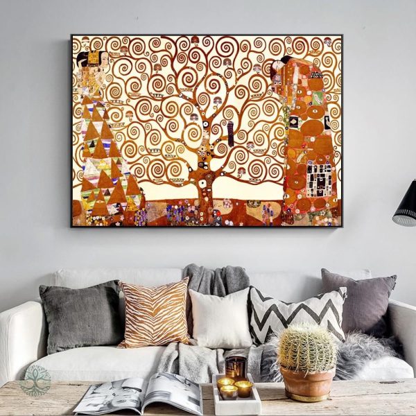 Tableau Arbre de Vie inspiré par Klimt